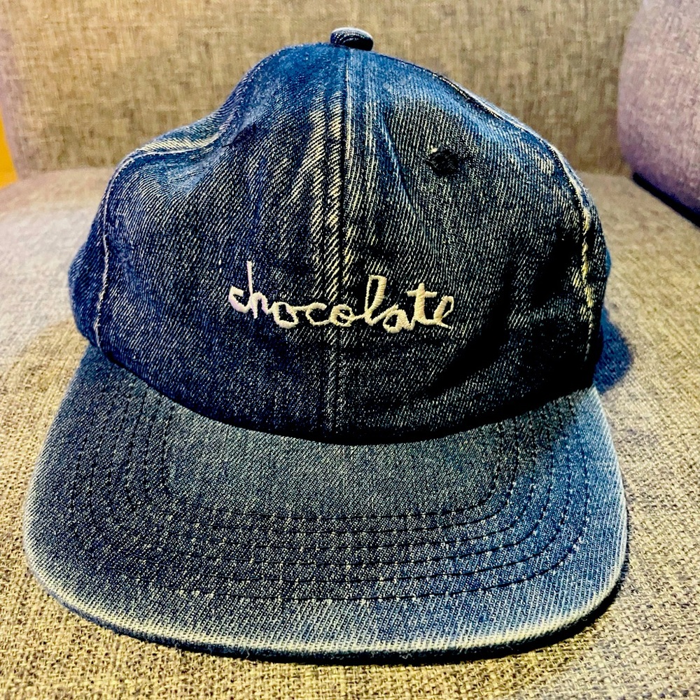 Chocolate denim hat